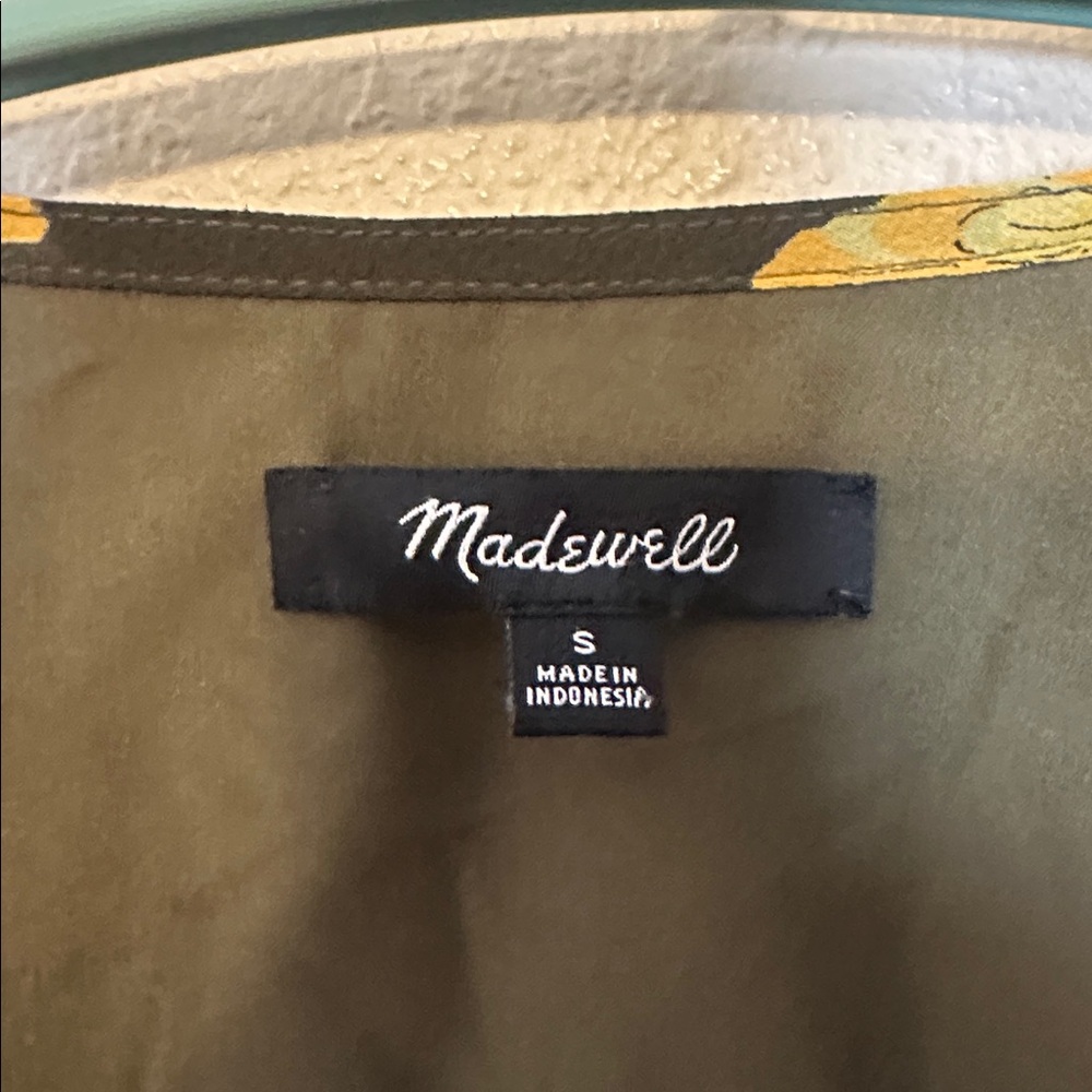 Madewell Effie Floral Woven Wrap Top Size Small - Picture 5 of 7